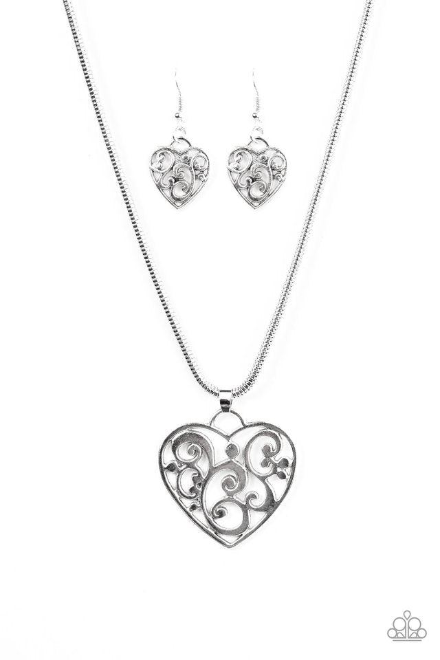 FILIGREE Your Heart With Love - Silver